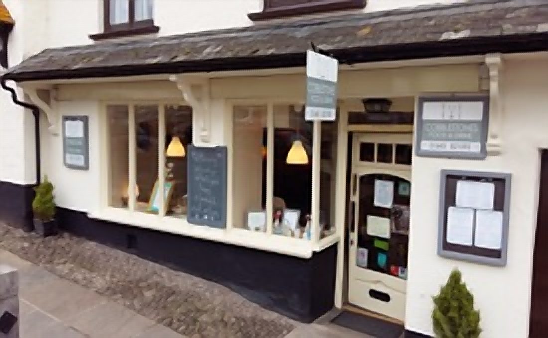Cobblestones cafe on Dunster High Street