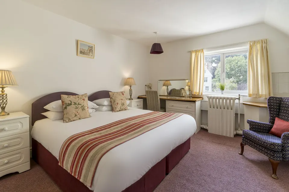 A classic double bedroom at Northfield Hotel