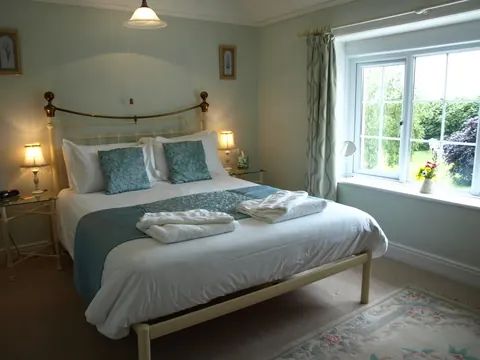 Double bedroom at The Langbury in Blue Anchor